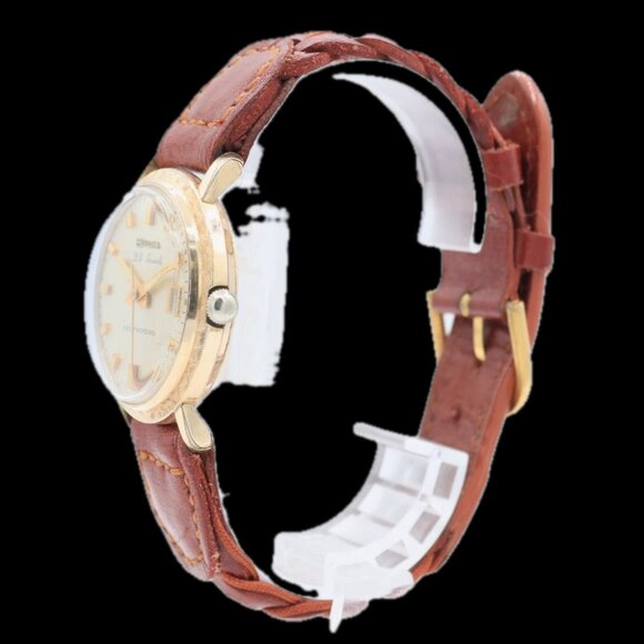 Vintage 33mm Bulova Textured Bezel Men\'s Automatic Wristwatch 10BZAC Running main image 6